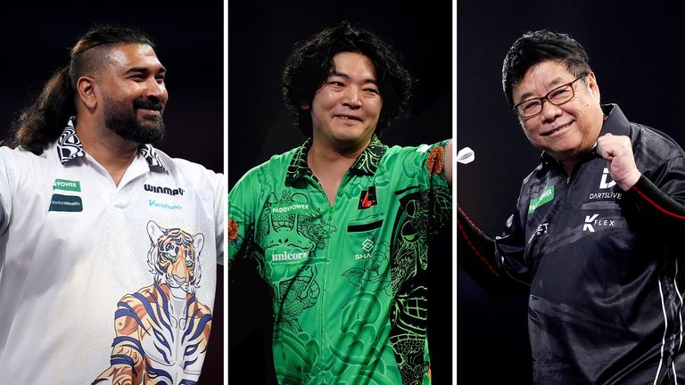 Nitin Kumar, Motomu Sakai and Paul Lim will be in action at the World Cup of Darts