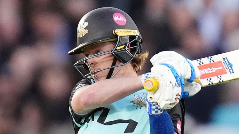Ollie Pope hit fifty as Surrey beat Middlesex in the Vitality Blast