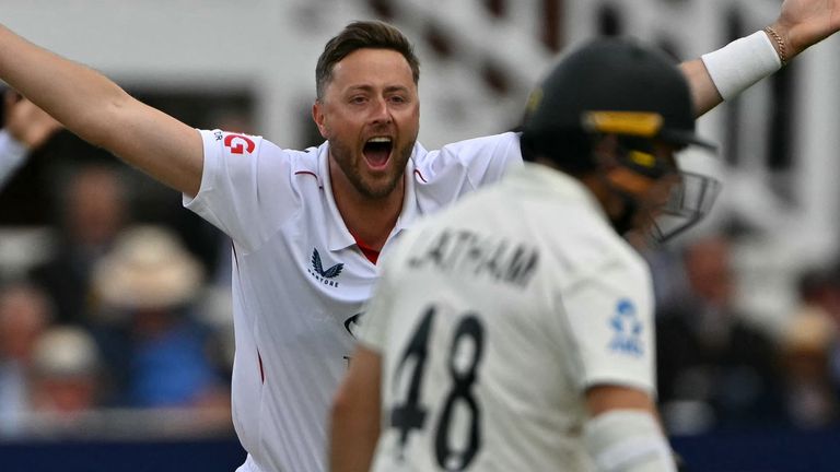England's Ollie Robinson took three wickets in his first over on England comeback (Getty Images)