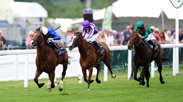 Ombudsman sees off Minnie Hauk and Daryz to win the Prince Of Wales's Stakes for the second time