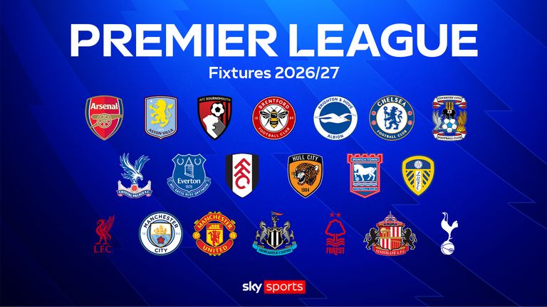 Premier League fixtures 2026/27