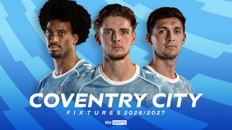 Coventry fixtures: Sky Blues start season at champions Arsenal on FNF
