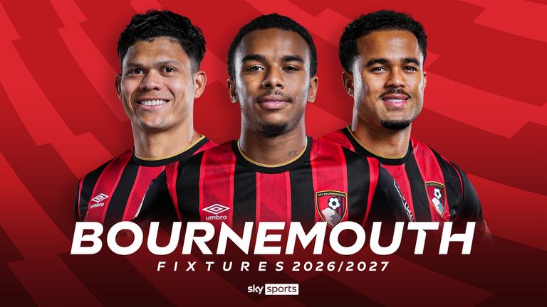 Bournemouth fixtures: New Cherries boss Rose handed tough start at Man City