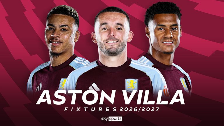 Aston Villa 2026/27 Premier League fixtures