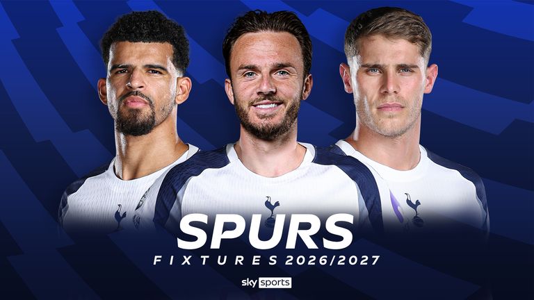 Tottenham Hotspur Premier League fixtures 2026/27