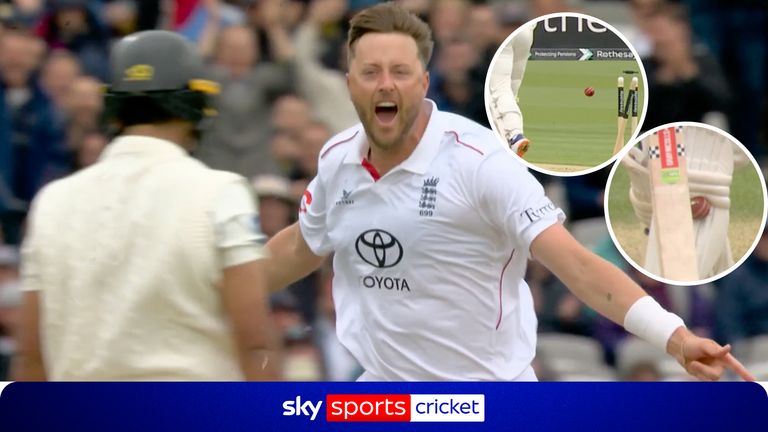 Robinson takes two wickets