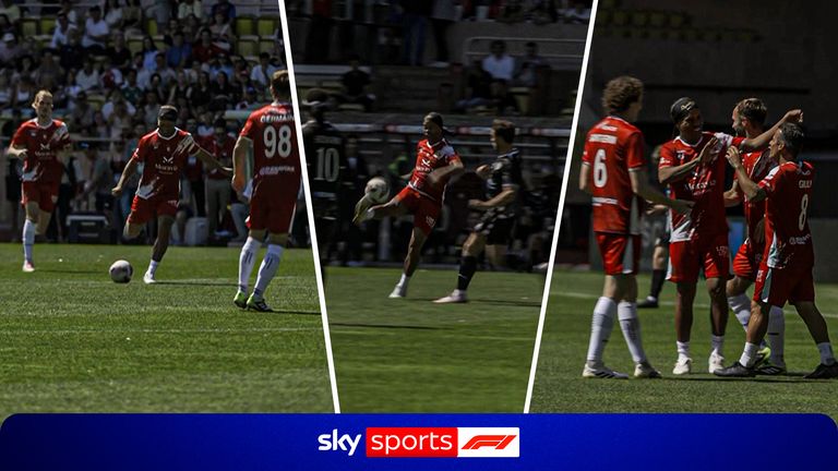 Monaco GP: Ronaldinho rolls back the years at F1 charity match ahead of Monaco GP!