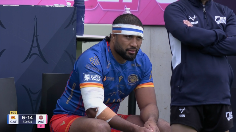Chris Satae emerged off the bench, knocked the ball on, intentionally gave away a penalty to use a captain's challenge and was then sin-binned