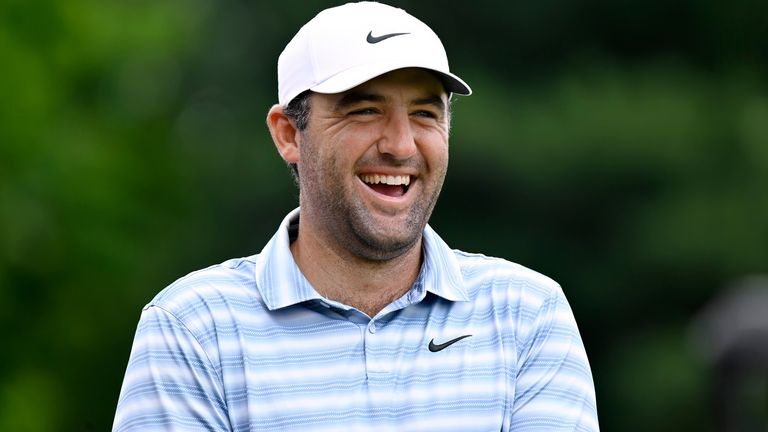 Scottie Scheffler settled for a 10-under 60 at the Travelers Championship