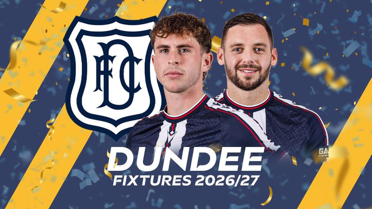 Dundee Scottish Premiership fixtures 2026/27