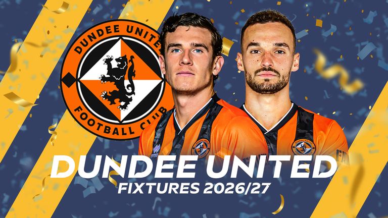 Dundee United Scottish Premiership fixtures 2026/27
