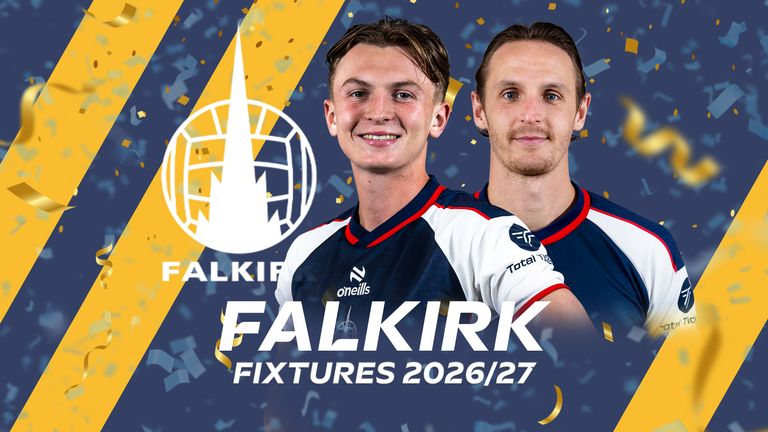Falkirk Scottish Premiership fixtures 2026/27