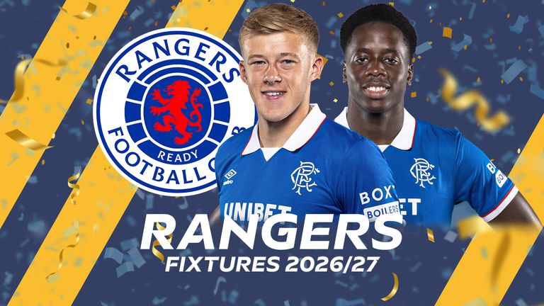 Rangers Scottish Premiership fixtures 2026/27
