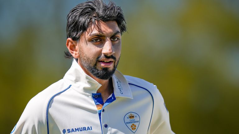 Shoaib Bashir has impressed for new county Derbyshire this season, taking 15 wickets in six matches