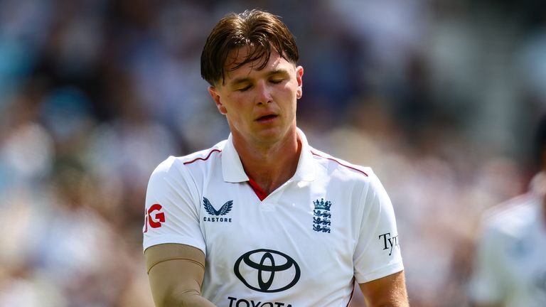 None of the balls Sonny Baker bowled on day two of the second England vs New Zealand Test would have hit the stumps