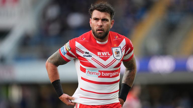 St Helens' Kyle Feldt during the Betfred Super League match at Headingley Stadium, Leeds. Picture date: Thursday June 4, 2026.