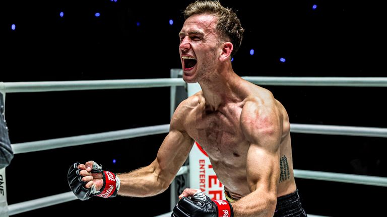 Stephen Irvine trains alongside new ONE Interim Featherweight Muay Thai World Champion Nico Carrillo 