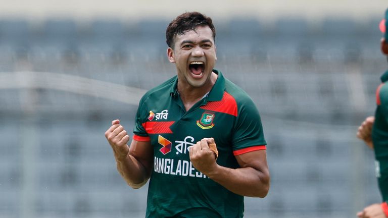 Bangladesh's Taskin Ahmed starred with the ball as the side secured a landmark ODI series victory against Australia 
