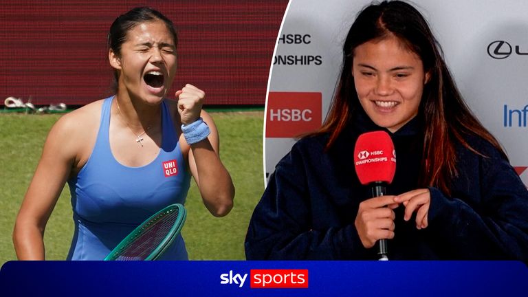 Emma Raducanu on making it to Queen's final
