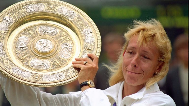 Martina Navratilova has won 18 Grand Slam titles in singles, 31 in women's doubles and 10 in mixed doubles (AP Photo/Roy Letkey, FIle)