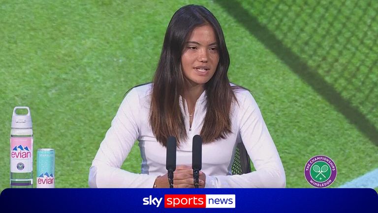 Emma Raducanu reflects on her decision to withdraw from Wimbledon due to a stress fracture and admits that she was willing to risk injury to compete in the tournament.