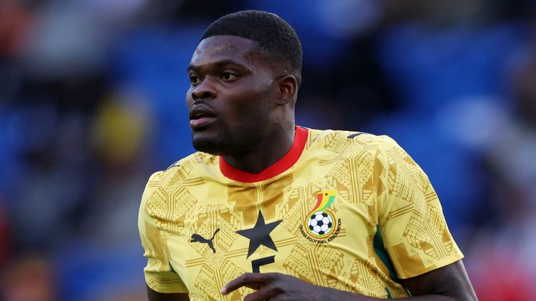 Ghana midfielder Thomas Partey 