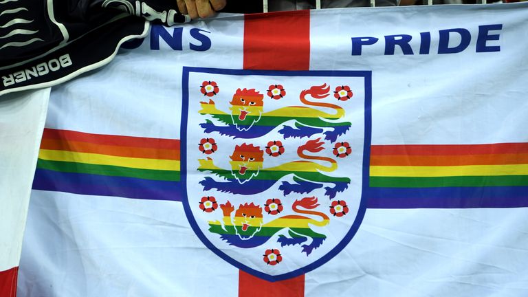 Three Lions Pride flag