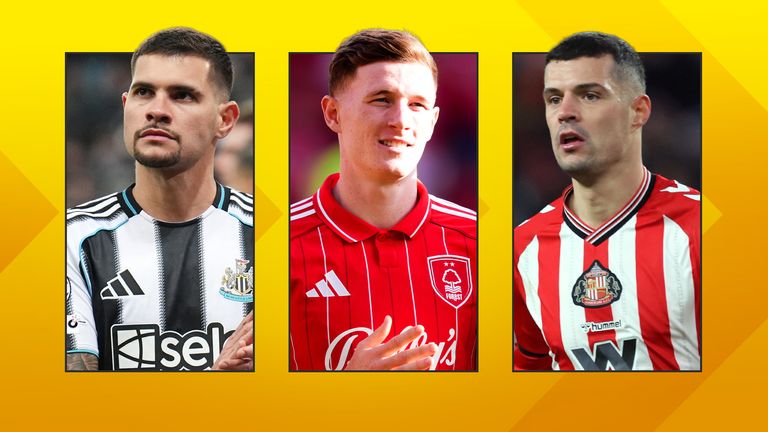Transfer targets Bruno Guimaraes, Elliot Anderson and Granit Xhaka