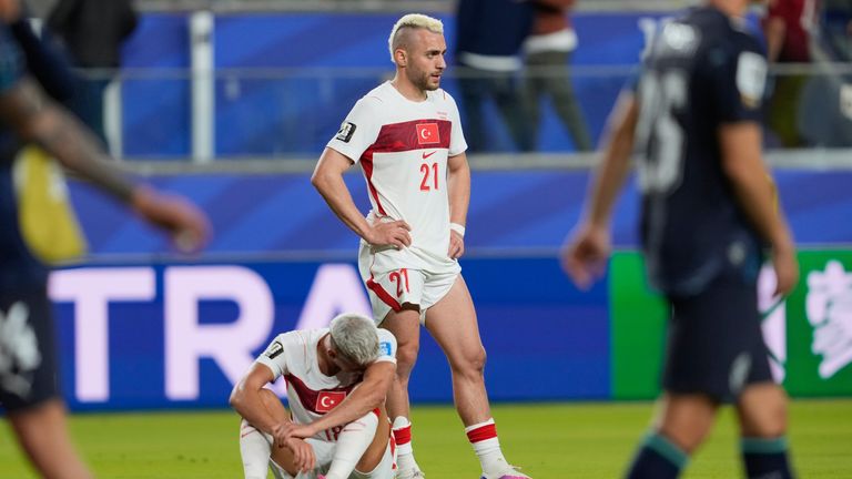 Turkey in tears after World Cup exit confirmed