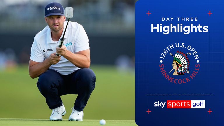 WYNDHAM CLARK ROUND THREE HIGHLIGHTS US OPEN 21 JUN