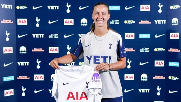 Victoria Pelova has signed for Spurs (picture courtesy of Tottenham Hotspur FC)