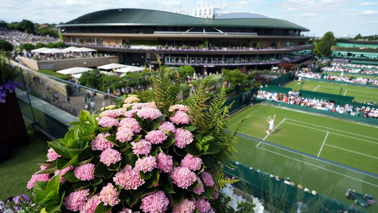 A general view of Wimbledon
