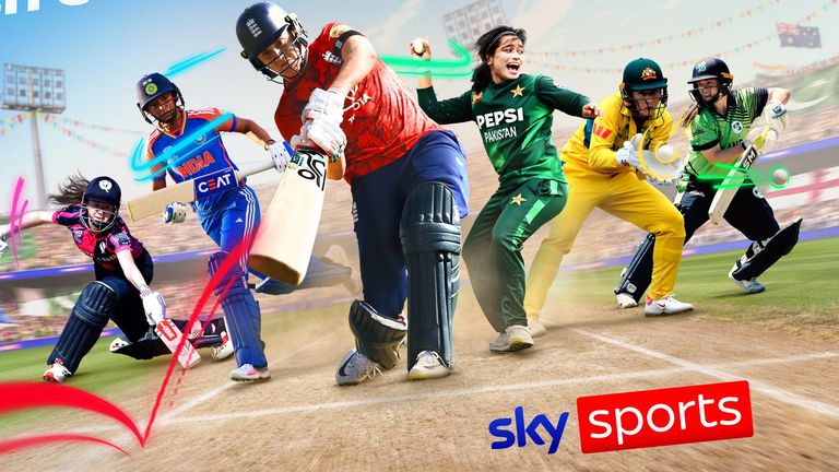 Watch all of England, Ireland and Scotland's matches at the ICC Women's T20 World Cup for free on the Sky Sports App