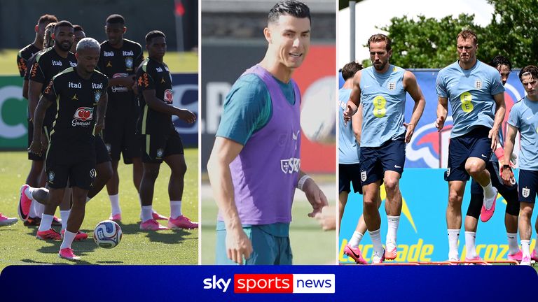 England in the heat, Brazil, Messi and Ronaldo latest