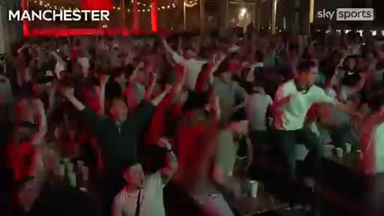 SCENES! England fans react to Gordon opener!