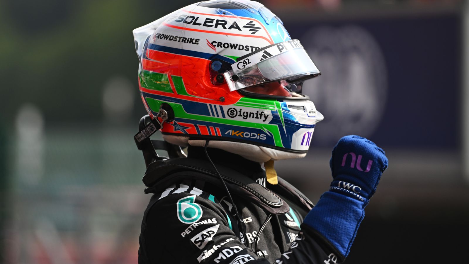 Belgian GP: Kimi Antonelli beats Max Verstappen to pole at Spa-Francorchamps with Lando Norris to start 13th after grid penalty