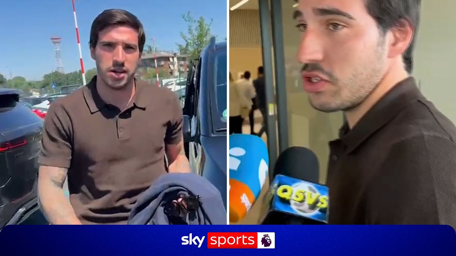 Premier League: Sandro Tonali seen at Milan airport ahead of Tottenham move - Sky Sports