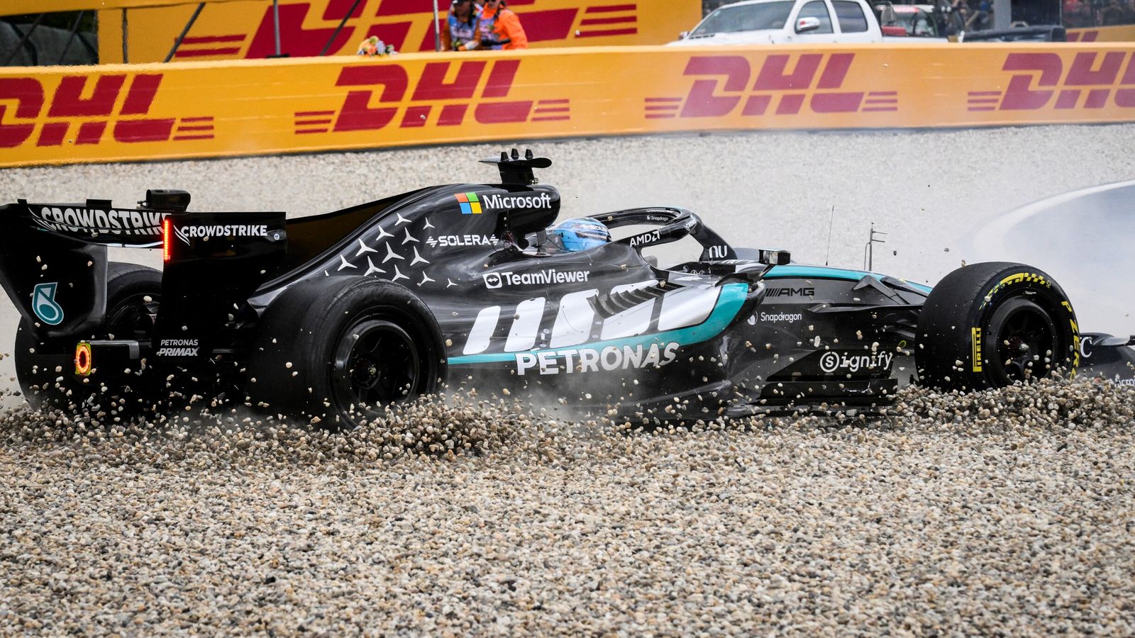 Sinfonia Antonelli a Spa: trionfo Mercedes e polemiche per il contatto Hamilton-Russell
