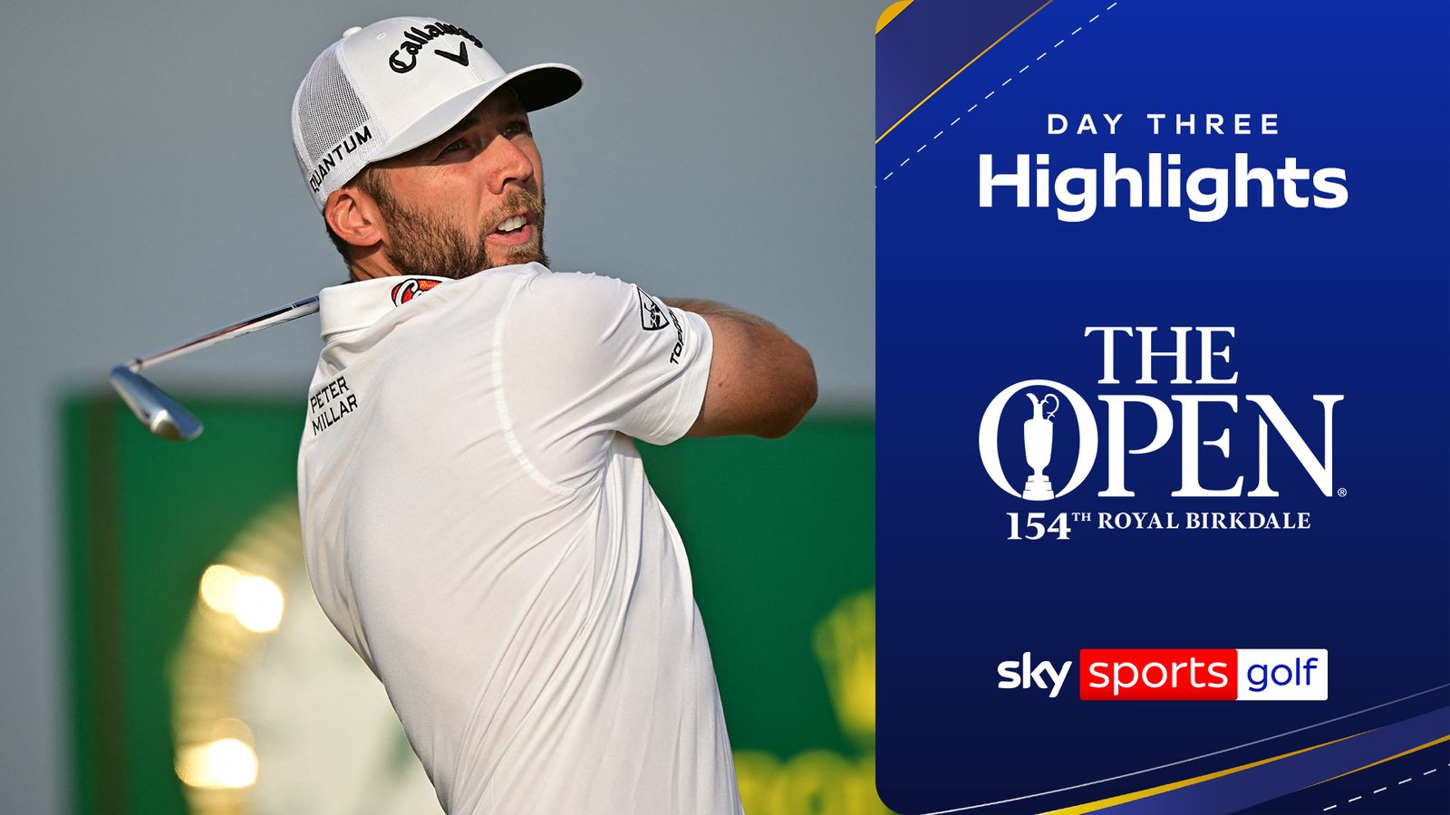 Burns leads The Open with Åberg and DeChambeau in the hunt