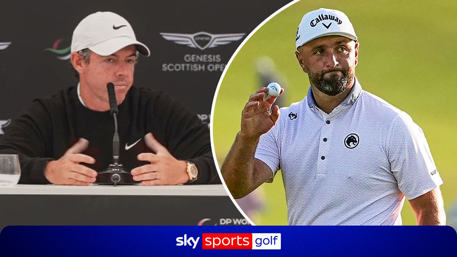 Rory McIlroy welcomes Jon Rahm's Scottish Open return