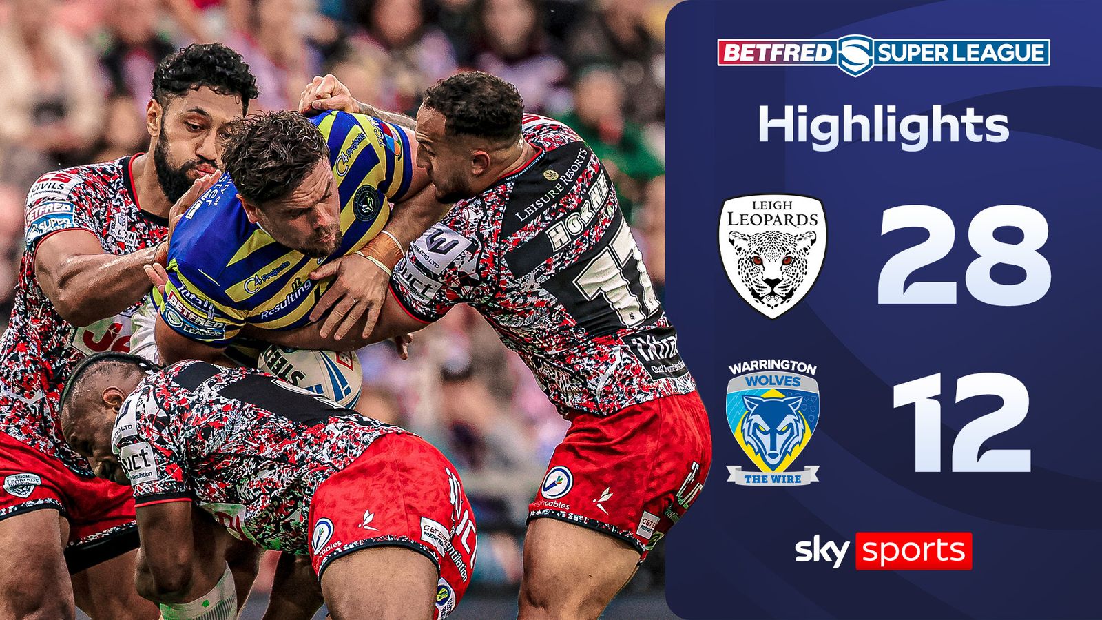 Leopards roar past Warrington to extend winning run