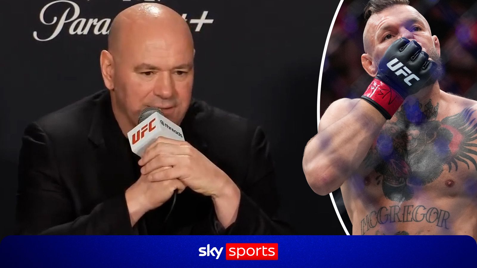 Dana White responds to Conor McGregor's injury after 69 seconds into UFC comeback