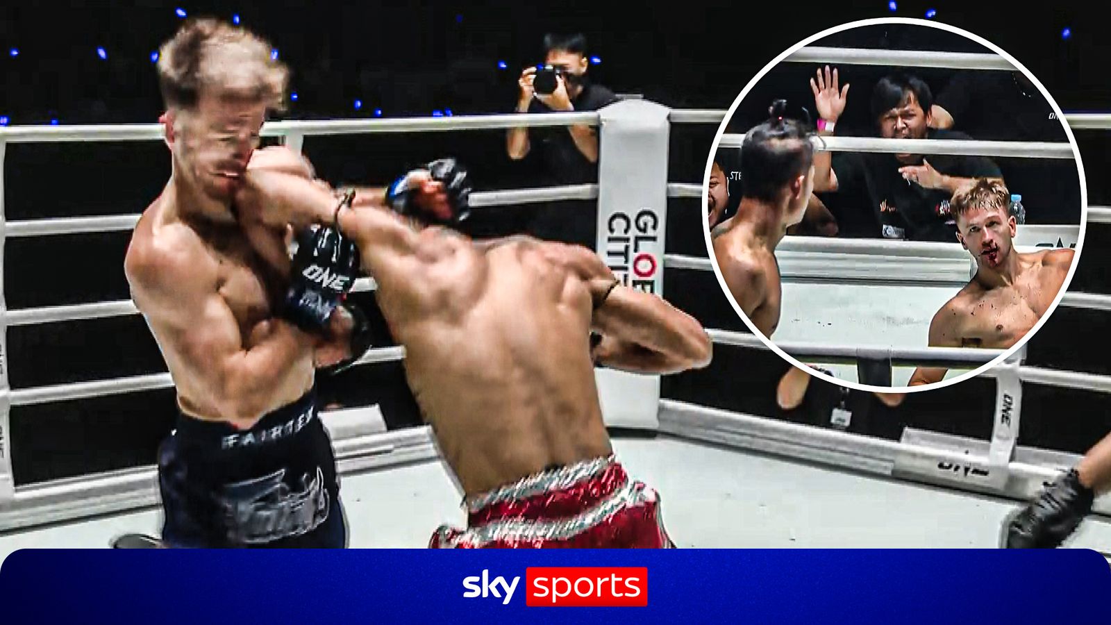 ONE Championship: Scotland's Stephen Irvine floored by brutal elbow KO!