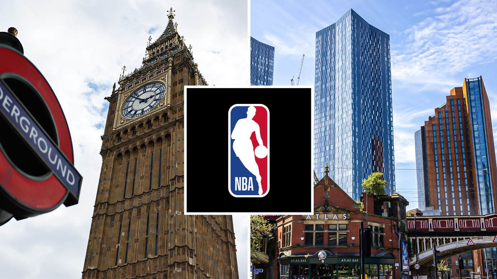 Image accompanying Sky Sports coverage of the NBA Europe bidding race.
