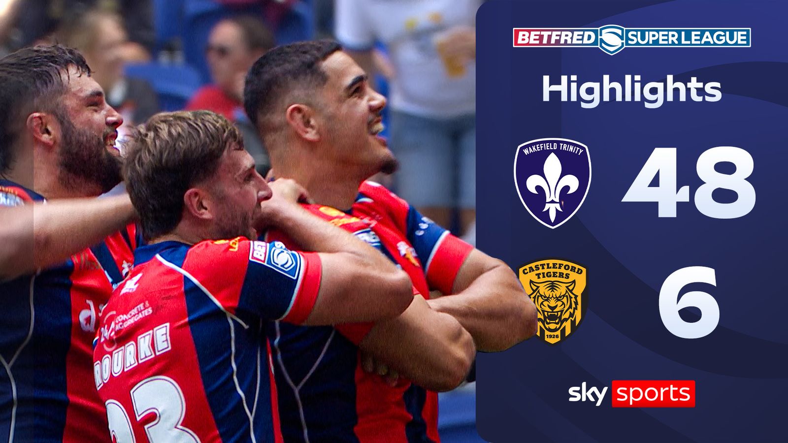 Wakefield Trinity 48-6 Castleford Tigers | Super League highlights