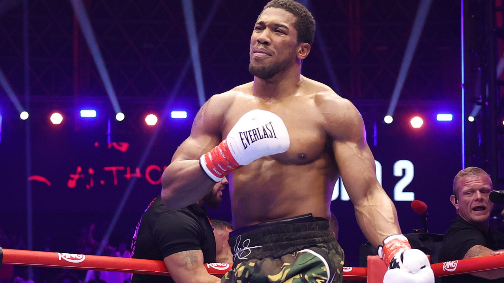 Joshua-Fury moves closer as AJ KOs Prenga in Jeddah after huge scare