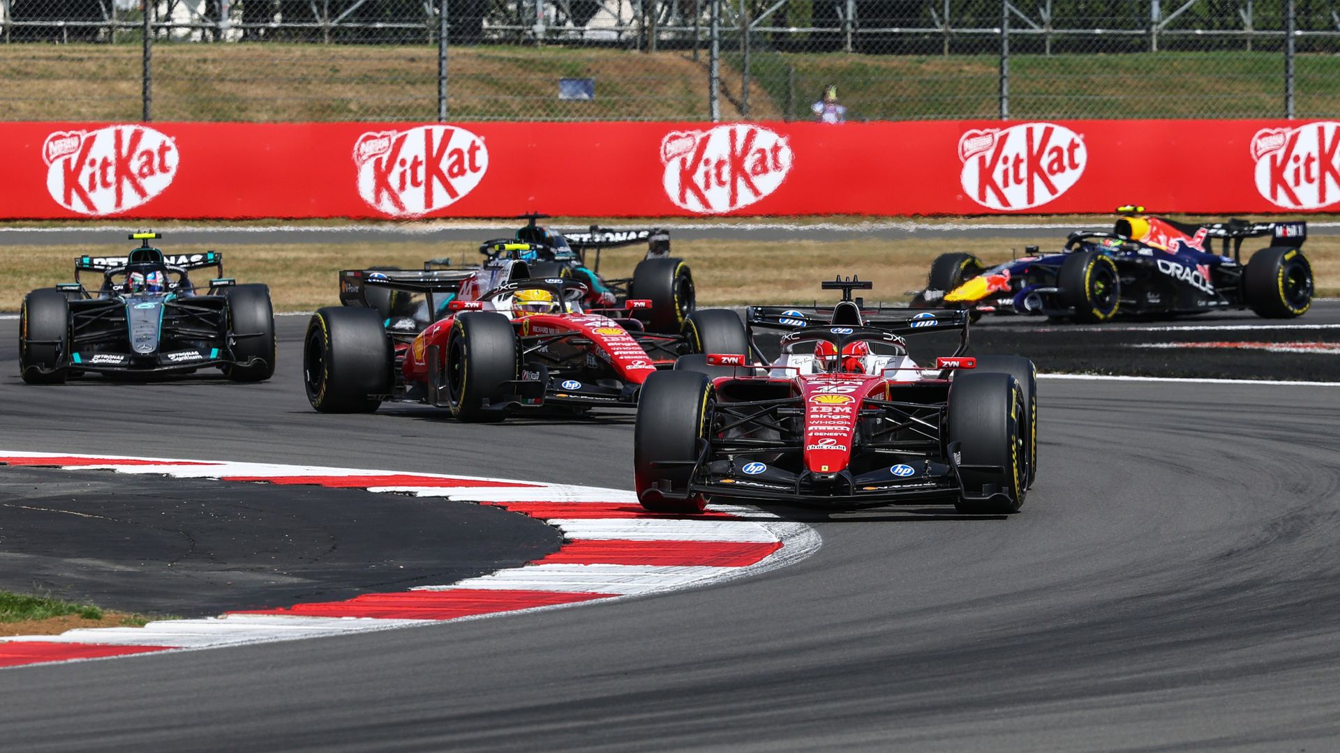 British GP: Leclerc leads Antonelli, Hamilton faces penalty in P3 LIVE!
