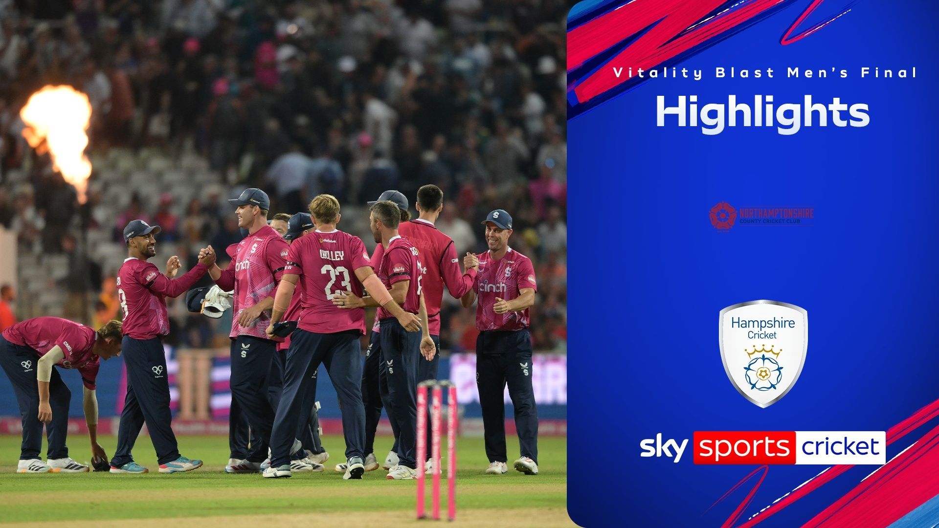 Highlights: Northants beat Hampshire by 14 runs to win third T20 Blast