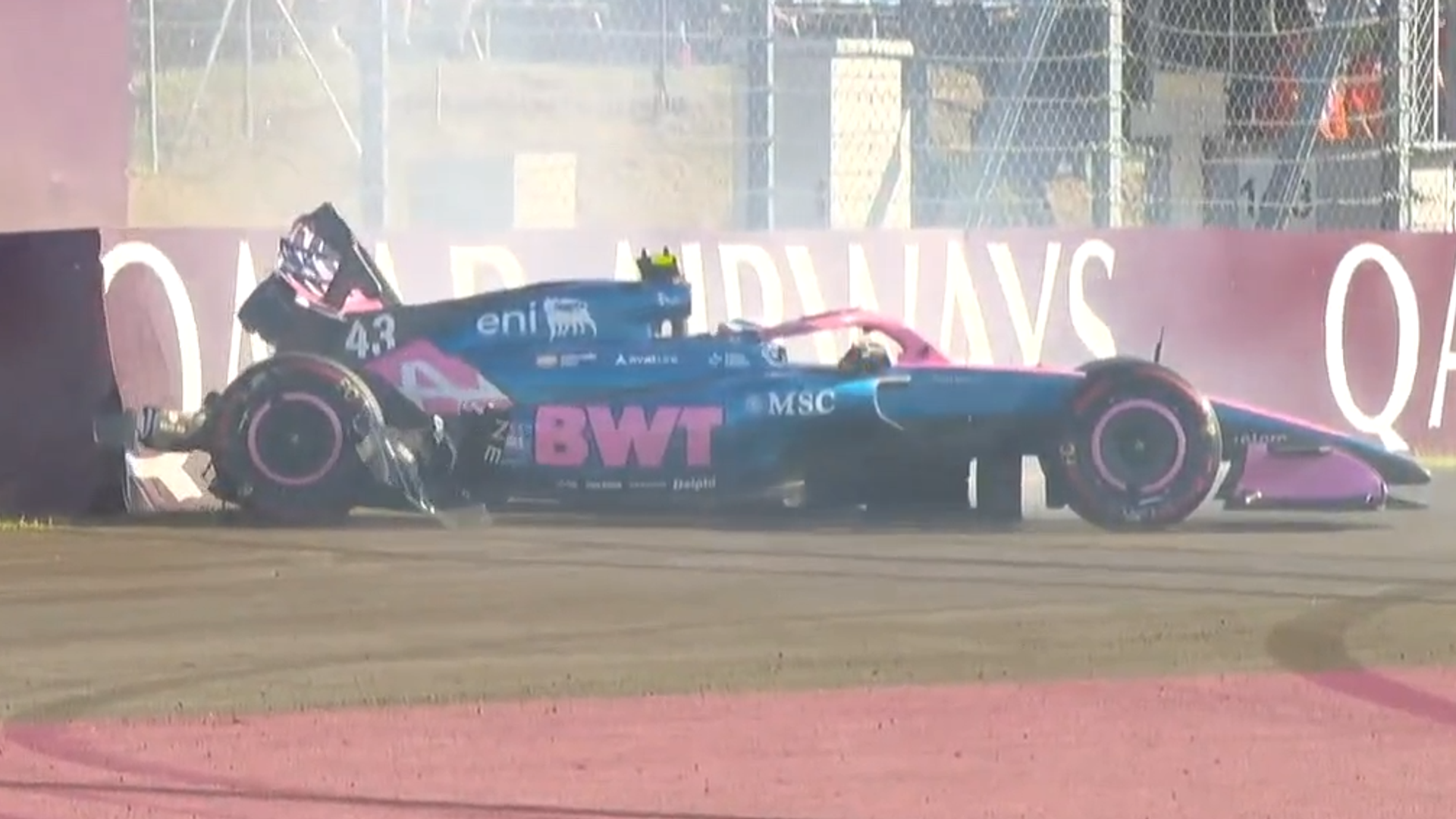 Hungarian GP: Colapinto crashes with Norris setting second practice pace LIVE!