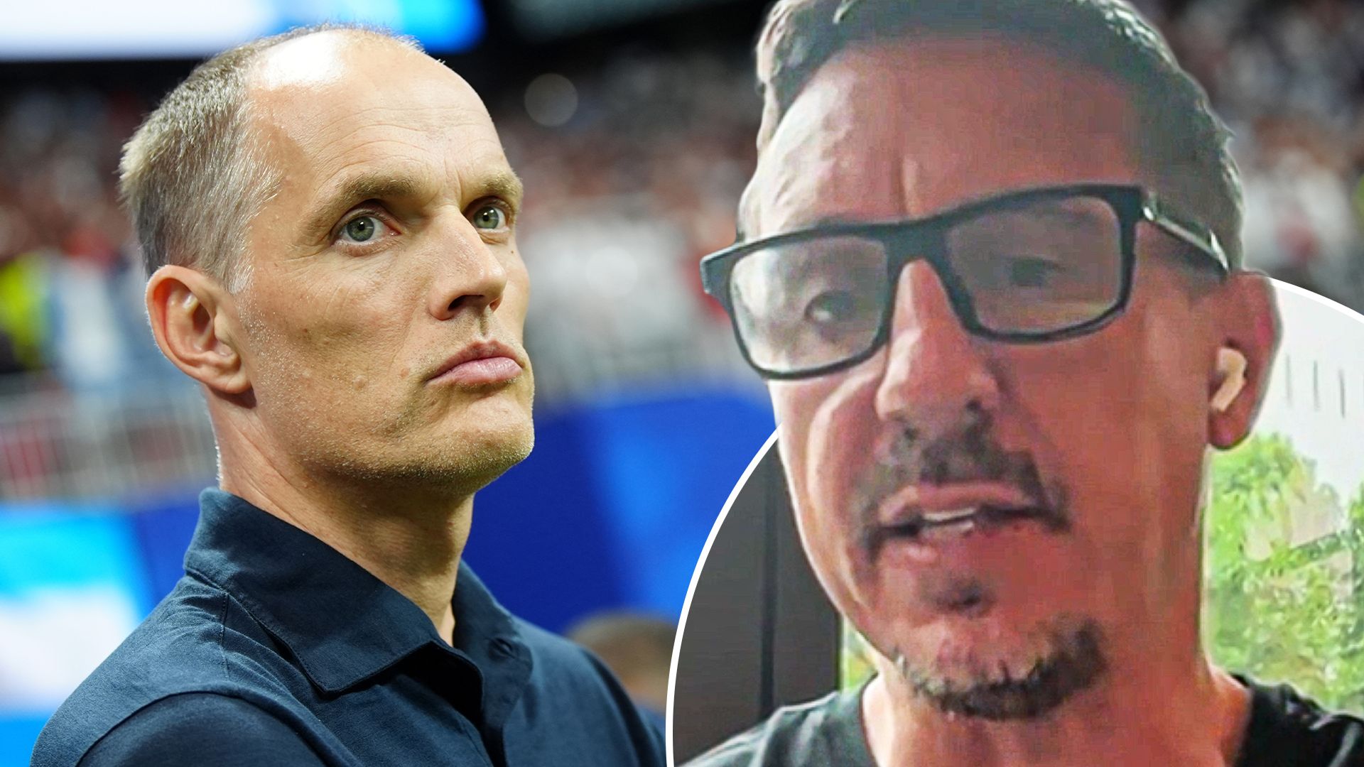Neville: I won't lump in on Tuchel - England have had same issues for years